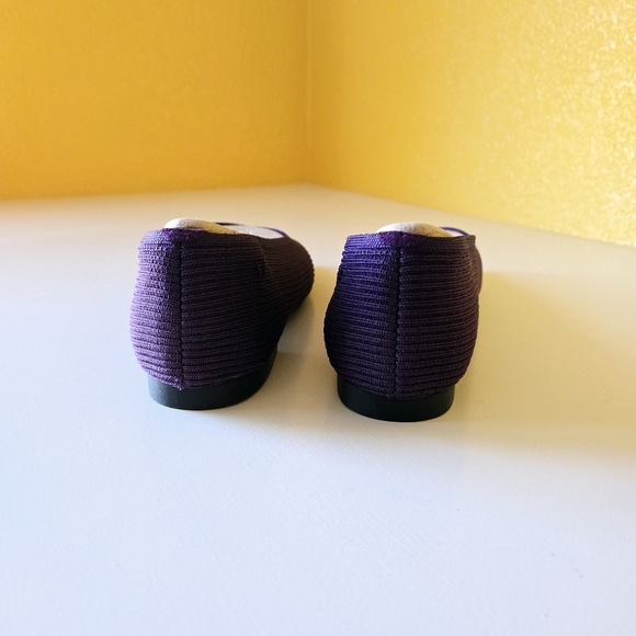 VIVAIA Women's Square-Toe V-Cut Flats (Margot 2.0) Eggplant Size EUR 39 US 8 - Picture 5 of 16